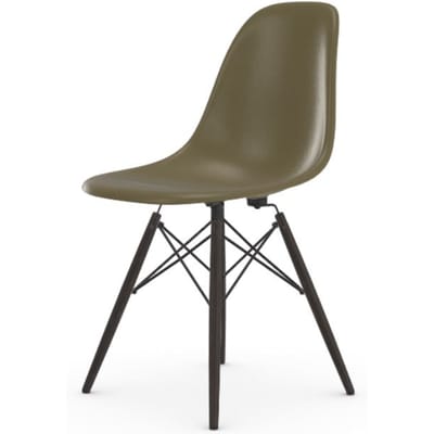 Vitra - Eames Fiberglass Side Chair DSW - Raw Umber - esdoorn zwart - 4 - 6 Wochen