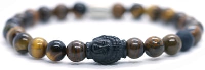 heren armband buddha rvs