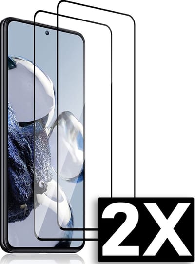 Casemania Glas Geschikt voor Xiaomi 12T & 12T Pro Screenprotector Glas Gehard - Tempered Glass - Volledige Bescherming - 2 Stuks