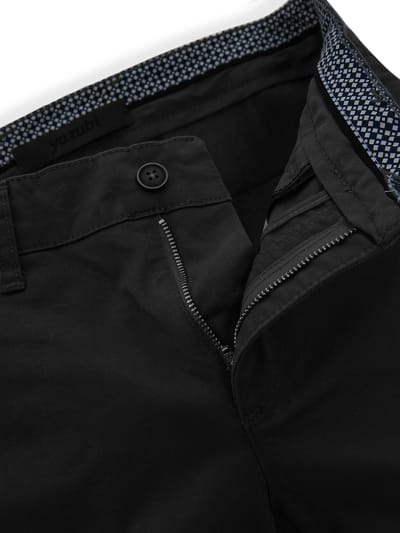 Yazubi Heren Chino Broek Dustin – Slim Fit – Katoen Stretch – Zwart – 5-pocket