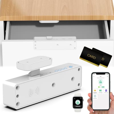 Slimme kastsloten met Bluetooth: magnetische RFID sleutelloze ladeslot voor kinderveiligheid en meubels