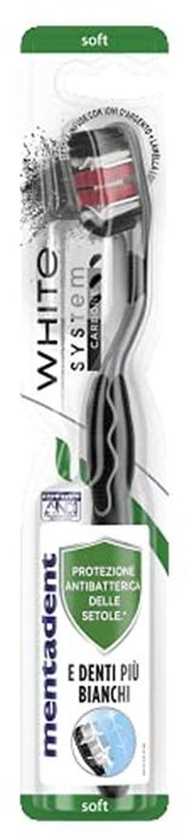 Zwarte Charcoal Tandenborstel met Zilverionen voor Volwassenen