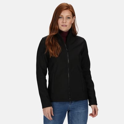Regatta - Dames Ablaze Printable Softshell Jas (Zwart/Zwart)
