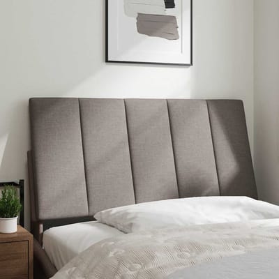 vidaXL - Hoofdbordkussen - "Hanko" - 100 - cm - stof - taupe
