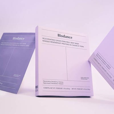 Verjongend Kaviaar PDRN Echt Diep Masker 34g x 4 Vellen