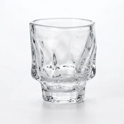 Bavary – espresso shotglazen – Sakura – crinkle glass – helder – set 6-delig, 30 ml