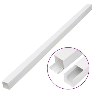 vidaXL - Kabelgoot - 100x60 - mm - 10 - m - PVC
