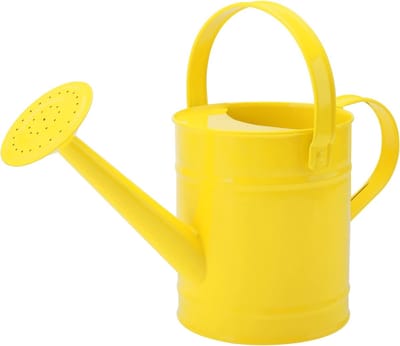 Metalen Gieter - Waterkruik Tuin - Planten Water Geven - Stevige IJzeren Constructie - 15 Liter Capaciteit - Geel