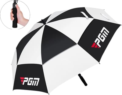 Livano Moderne Golf Paraplu - Stormparaplu - Opvouwbaar - Windproof - Stormproef - UV Bescherming - Umbrella - Automatisch - Zwart