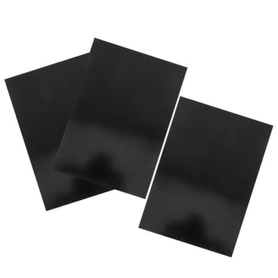 Aluminium Borden - Naamplaatjes Platen - Industriële Bewegwijzering - Zoutnevel Bestendig - 30x20cm - Zwart