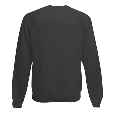 Fruit Of The Loom Heren Raglan Mouwen Belcoro® Sweatshirt (Licht Grafiet)