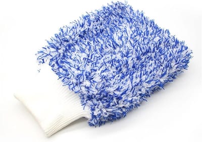 Auto Washandschoen - Reinigingshandschoen - Auto Poetsen - Dubbelzijdig Coral Fleece - Maat 3 - One Color