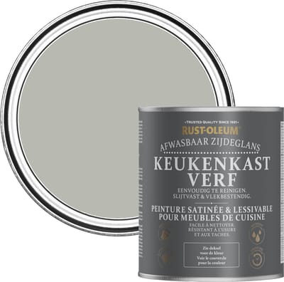 Rust-Oleum Grijs Keukenkastverf Zijdeglans - Grijze Boom 750ml