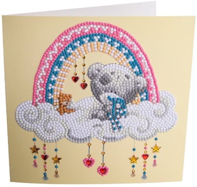 New Baby, Crystal Art Card