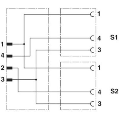 Phoenix Contact 1671386 Sensor/actuator aansluitkabel M12 Aantal polen (sensoren): 3 Bus 0.60 m 1 stuk(s) Piece
