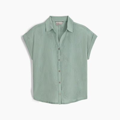 Royal Robbins Oasis S/S - Outdoorblouse - Dames - Sage Leaf - Maat L
