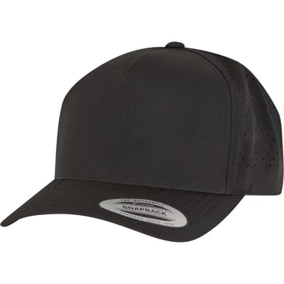 Flexfit - 5 Panel Snapback Pet - Zwart