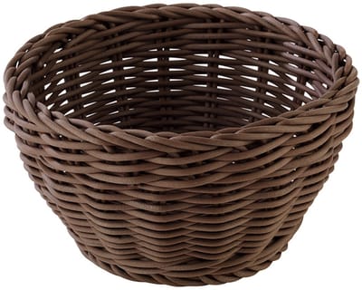 APS Mand rond 16 cm, donkerbruin - Per stuk
