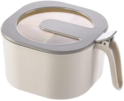 ZEYNOMAX- Kruidendoos Met Deksel - 4 Compartimenten - Kruidenpotjes - Kruidenrek - Handvat - Elegant Ontwerp