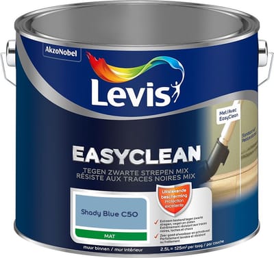 Levis - Easyclean Tegen Zwarte Strepen Mix - Shady Blue C50 - Mengverf - 2,5 L