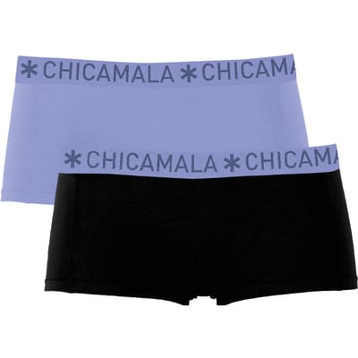 Chicamala – Boxershort Meisjes – 2 Pack – Normale Lengte – Onderbroek Meisjes – Kinderkleding – Meisjes Ondergoed – 95% Katoen – Meisjeskleding