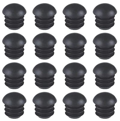 Ronde Stoeldopjes voor Stoelpoten - Beschermkappen met Kogelkop (16 mm, 16 Stuks)