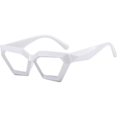 Nieuwe Hip Hop Street Style Driehoek Kattenoog Bril Met Onregelmatige Vorm Modieuze Myopie Brillen -0.5 -1.0 -2.0 Tot -6.0 myopia -4.5