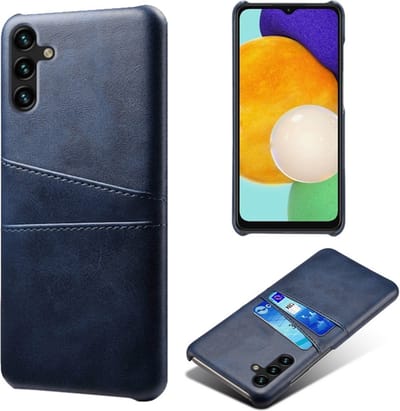 Coverup Hoesje - Geschikt voor Samsung Galaxy A54 Hoesje - Coverup Dual Card Back Cover - Blauw