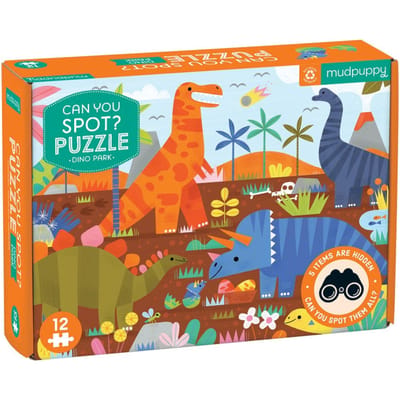 Mudpuppy zoekpuzzel can you spot Dino 2 jr+/ 12 stks