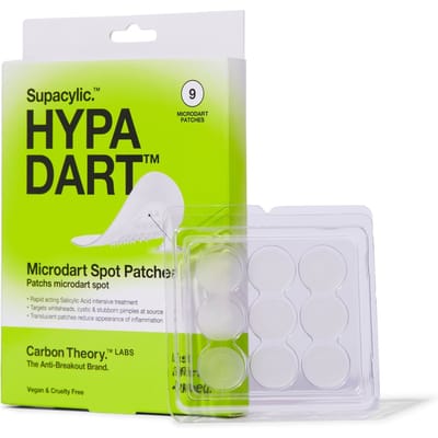 Hypa dart microneedling pleisters met salicylzuur 9 stuks, carbon theory