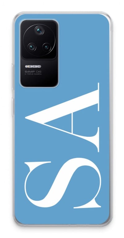 Gepersonaliseerd - Case Company® - Hoesje geschikt voor Xiaomi Poco F4 hoesje - Monogram N°2 - Soft Cover Telefoonhoesje - Bescherming aan alle Kanten en Schermrand