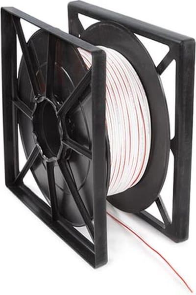 HQ-Power Luidsprekerkabel, OFC, 2 x 0.75 mm², 100 m, wit, perfect voor geluidsoverdracht