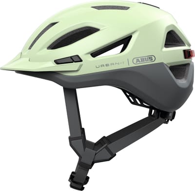 Fietshelm ABUS URBAN-I 4.0 ACE pistacchio green S - 51-55 cm - lichtgroen - Geschikt voor gebruik op elektrische fietsen - stadsfietsen - 260 g