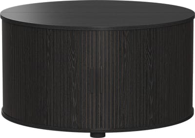 Vicco Salontafel Selva, Zwart, 80 x 80 cm met schuifdeur