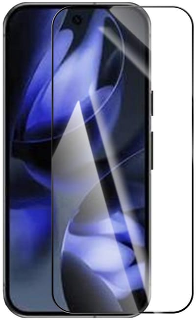 Coverup Screen Protector - Geschikt voor Google Pixel 10 Pro XL Screen Protector - Coverup Full-Cover 9H Tempered Glass - Zwart