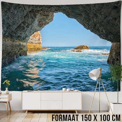 Allernieuwste.nl® Urban Loft Wandkleed Groot Wandtapijt Wanddecoratie Minimalisme Muurkleed Tapestry - Vakantie Gevoel - Kleur - 100 x 150 cm