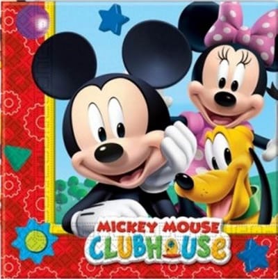 Disney Servetten mickey mouse 33 x 33 cm 20 stuks