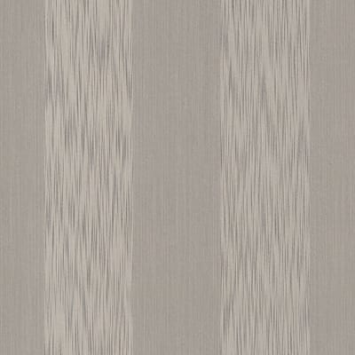 Strepen behang Profhome 956607-GU textiel behang gestructureerd met strepen mat grijs 5,33 m2