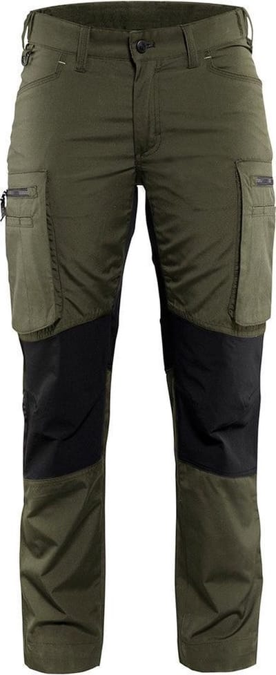 Blaklader Dames Service werkbroek Stretch 7159-1845 - Vrouwen - Leger/Zwart - 34