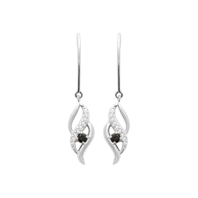 Montebello Oorbellen Kallo - 925 Zilver Gerhodineerd - 7x34mm