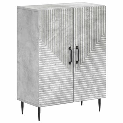 vidaXL - Badkamer - Opbergkast - HAARLEM - Betongrijs - 59,5 - x - 31 - x - 80 - cm