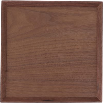 Serveerblad Houten Rechthoekig Thee Fruit Voedsel Schotel voor Eten Werken in Keuken Slaapkamer 20 X 20 X 20 brown