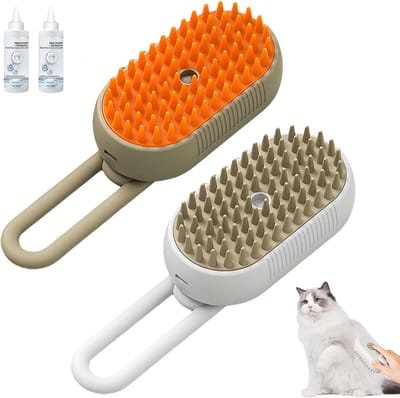 Lexium Zachte stoomborstel voor Katten en Honden - Haarverwijderaar - Kattenborstel op stoom - Hondenborstel op stoom