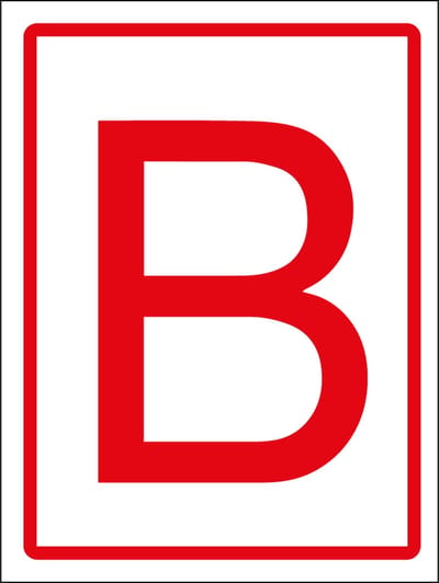 Bovengrondse brandkraan sticker, staand 210 x 297 mm
