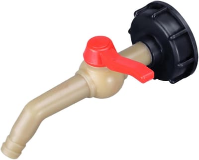 Regenton Kraan Set - Waterkan Conversie - Tuin Watering - Lekvrije Afdichting - 20 cm - Grijs
