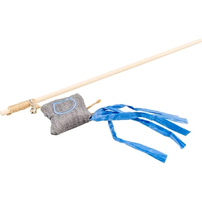 Duvo+ ECO Navy Speelhengel Vlieger Catnip - Kattenkruid - Kattenspeelgoed - 20x6x40cm