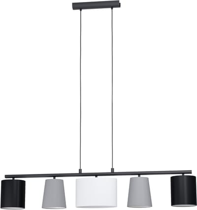 EGLO Almeida 1 Hanglamp - E14 - 120 cm - Zwart