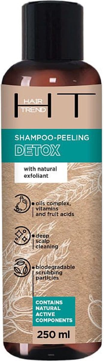 Natuurlijke en effectieve Detox shampoo peeling - vermindert overtolige vet - ruitzuren - tea tree - komijn olie 250ml