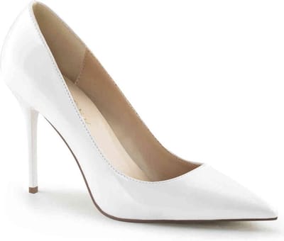 Pleaser - CLASSIQUE20 Pumps - US 12 - 42 Shoes - Wit