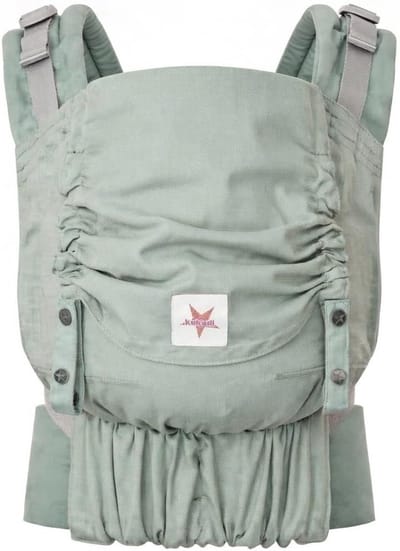 Babydrager Flip - Draagzak baby - Baby dragen - Ergonomisch meegroeiend - 3.5 tot 15 kg - Mintgroen